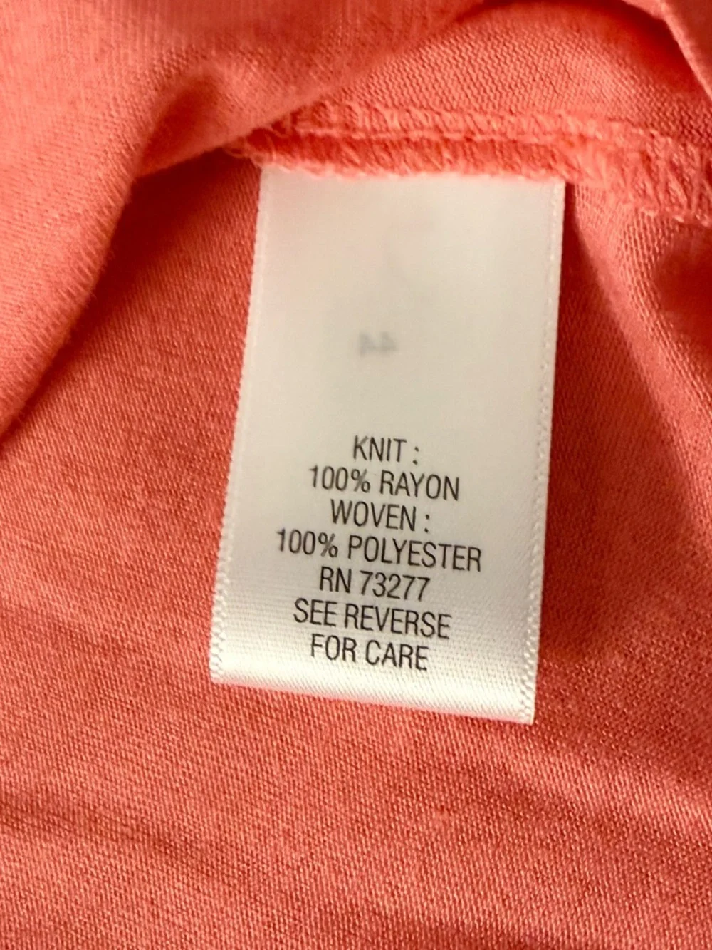 Candie's Coral Scoop Tank with Studded Neckline - Picture 7 of 8